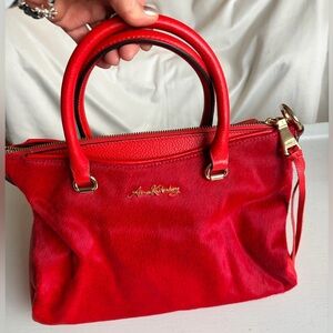 AIMEE KESTENBURG Pebbled Leather/Pony Hair Hand/Shoulder Bag